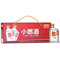 郎酒小郎酒浓酱兼香型白酒 45度粮食酒 45度 100mL 6瓶 经典小郎酒 礼盒