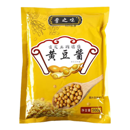 黄豆酱500g东北大酱营之味营口大酱厨蘸酱调味拌饭酱老品牌 营之宝黄豆酱 500g×1袋