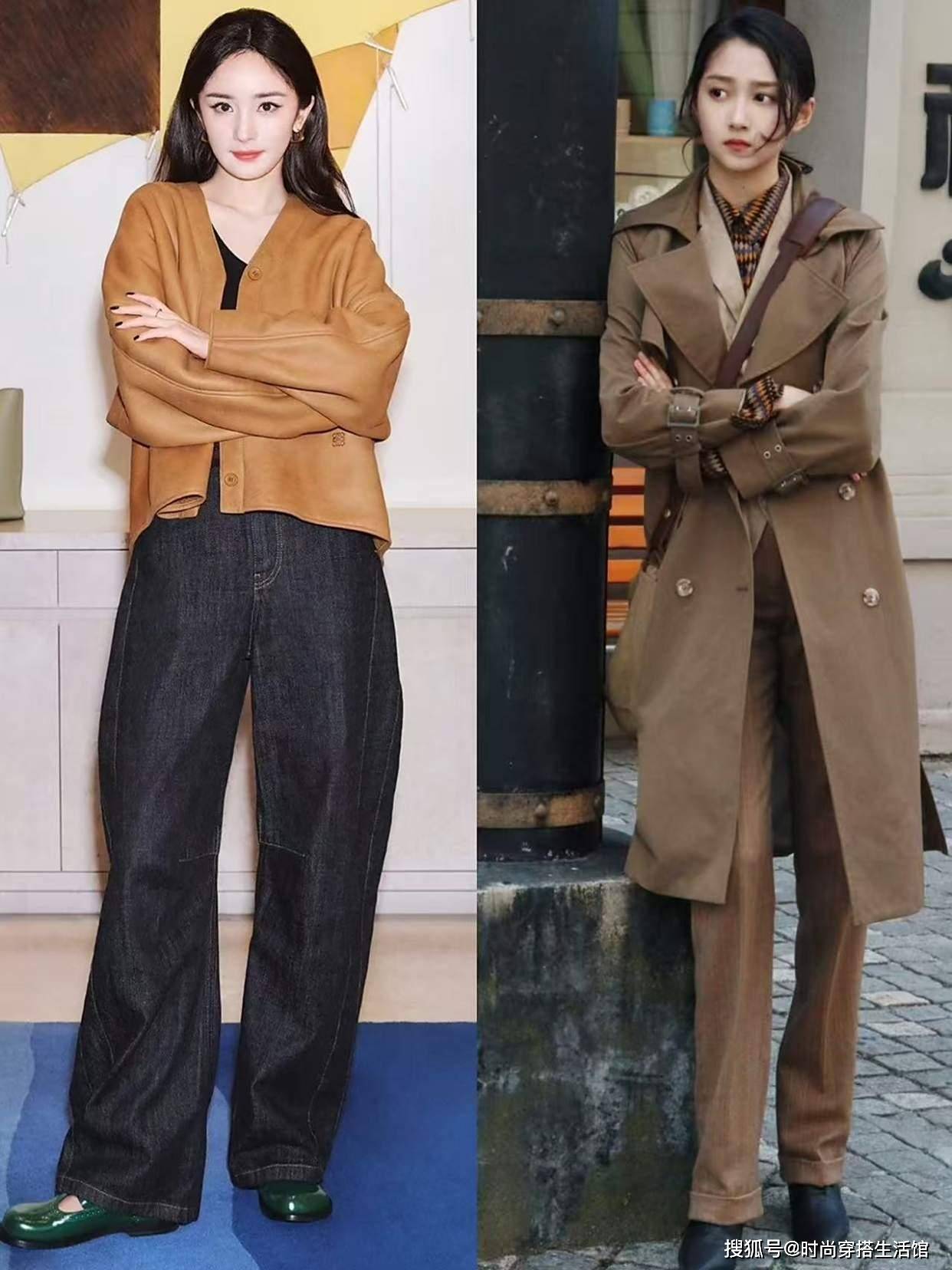 建议中年女人，外套尽量少穿黑白灰，换成“美拉德”更减龄显白