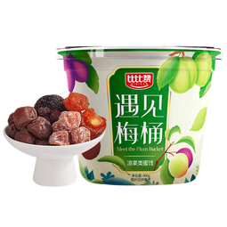 比比赞（BIBIZAN）遇见梅桶400g青梅九制杨梅子干蜜饯果干果脯小吃团购送礼休闲零食