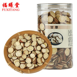 福曦堂 小甘草片 甘草小片 中药材 小甘草片250克*1罐