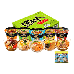 统一汤达人泡面日式方便面桶装整箱泡面批发 【12杯】多口味1023g+2包面40g