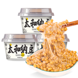 太和 纳豆52.5g*6盒装 拉丝纳豆解冻即食 国产发酵小粒风味纳豆