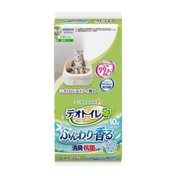 佳乐滋【新包装】猫用加厚尿垫 双层猫砂盆专用除臭吸水尿片猫厕所 清新庭园香 10P装