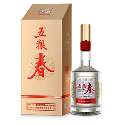 五粮液股份 五粮春第二代浓香型白酒 45度 500mL 单瓶装 礼献中秋