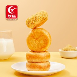 友臣（YOUCHEN）金丝肉松饼干节日年货礼盒早餐面包糕点心办公室休闲零食品 友臣金丝肉松饼-散装500g