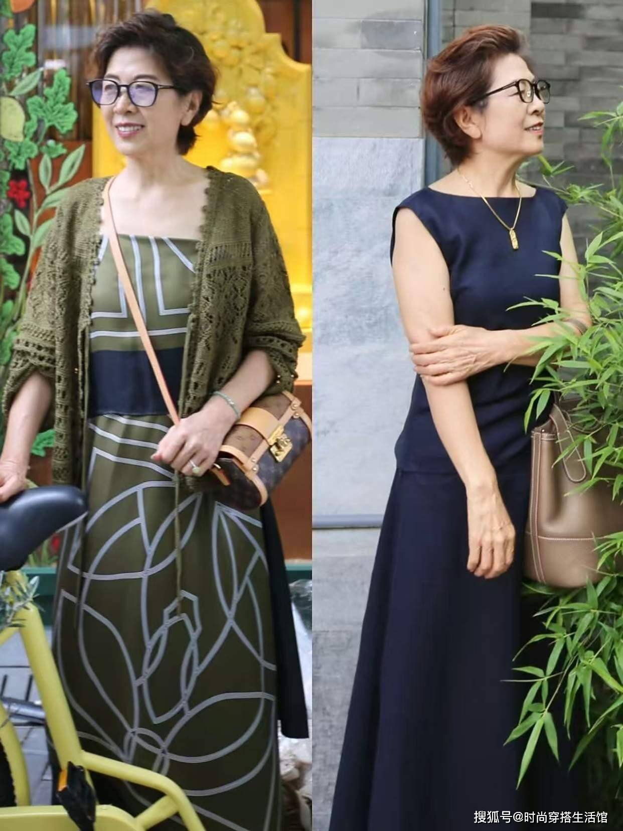 等我到了60岁也要这么穿，穿衣简约却很高级，自然老去的样子真美