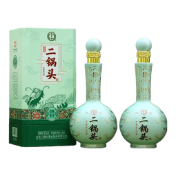 永丰牌北京二锅头酒清香型白酒纯粮食白酒礼盒装 52度 500mL 2瓶 青龙双支礼盒