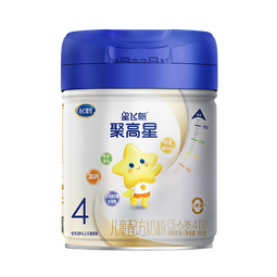 飞鹤星飞帆聚高星 乳铁蛋白 高钙CBP 长高4段（3-14岁）儿童奶粉800g
