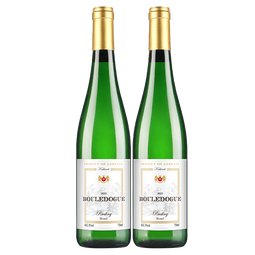 归星德国原瓶进口雷司令珍藏级半甜白葡萄酒750ml 中秋礼品双支礼袋装