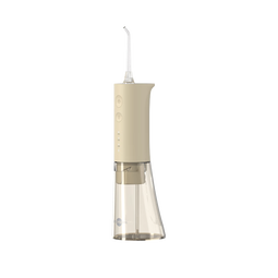 博皓（prooral）电动冲牙器便携式洗牙冲水器家用冲洗器牙齿清洁器水牙线牙垢去除工具口腔清洗器正畸 立式手持F29 奶油黄