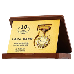 鑫匠久奖牌定制荣誉勋章定做周年员工创意牌匾退休奖章年会纪念奖杯订制退伍徽章相框纪念章奖品纪念品订 【新】闪耀金色（热销爆款） 免费设计