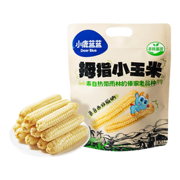 小鹿蓝蓝西双版纳拇指小玉米宝宝辅食儿童早餐营养即食糯玉米低脂0添加 西双版纳拇指小玉米1斤装