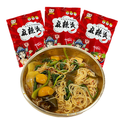 无敌馋嘴猫民族风味特色东北麻辣烫 麻辣鲜香夜宵快餐320g/袋 320克*1袋