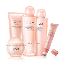 欧诗漫（OSM）营养美肤洁面爽肤水乳眼霜面霜5件套护肤品补水提亮中秋礼物
