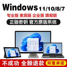 win10 11专业版密钥激活码Windows11家庭企业版密钥win7旗舰激活 win10/11专业版【无限重装】 24小时咚咚自提