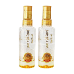 泸州老窖 窖龄60年 小酒版 2022年-25年 52度 100ml 浓香型白酒 100ml*2瓶