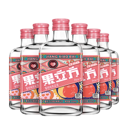 江小白果立方果酒 23度蜜桃味果汁酒 168ml微醺低度酒水果酒 蜜桃味 168mL 6瓶 【整箱】