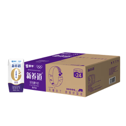 蒙牛新养道零乳糖高钙牛奶200ml*24盒 中秋送礼盒装 地区专供