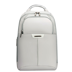 新秀丽（Samsonite）女士双肩包电脑包16英寸大容量商务旅行包通勤书包男士七夕礼物 浅灰色-防泼水13.3英寸