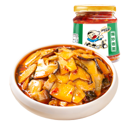 饭扫光 榨菜 香辣爆炒香菌280g 下饭菜 香辣咸菜泡菜 拌饭拌面调味料