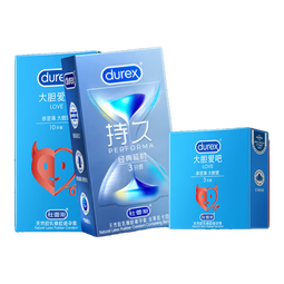 杜蕾斯（durex）避孕套持久装套套 安全套男用超薄裸入久久套 两性用品套套 【共16只】快感加倍超长持久避孕套