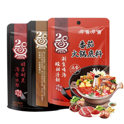 呷哺呷哺 火锅底料  火锅调料150g*4袋 牛油 番茄 菌汤底料 番茄150g*3袋