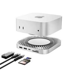 移速（MOVE SPEED）适用于Macmini M4扩展坞硬盘盒 SSD移动硬盘外接扩容存储 散热底座拓展坞 10G传输兼容雷电4/5接口