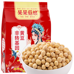 呆呆菇娘 非转基因黄豆5斤新黄豆农家自种黄豆打豆浆笨黄豆打豆浆做豆腐E 非转基因黄豆 2500g*1袋 【5斤】