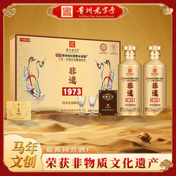 永恒 起源国营酒厂 马年文创礼盒 纯粮酱香型白酒 荣获非物质文化遗产 53%vol 500mL 2瓶 （赠酒杯）