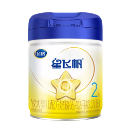 飞鹤星飞帆 婴幼儿奶粉2段(6-12个月) 700g*12罐【28天新鲜直达】