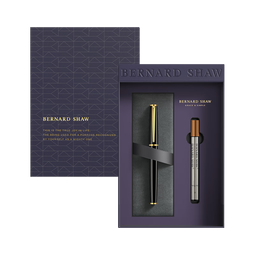 萧伯纳（Bernard Shaw）宝珠笔高端轻奢【星耀】曜夜黑金礼盒套装高档商务办公签字男送礼物生日情人节【教师节礼物】