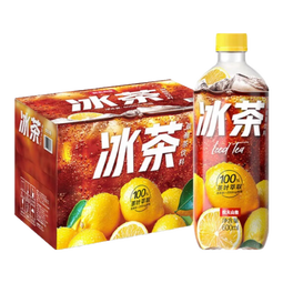 农夫山泉冰茶 碳酸茶饮料 （冰柠檬味）600ml*15瓶