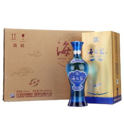 洋河蓝色经典 海之蓝42度480ml*6瓶 整箱装 绵柔浓香型白酒