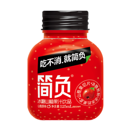 简负 黑帽子山楂汁冰糖山楂浓果汁饮料果味饮品 125mL*15瓶
