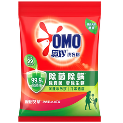 奥妙洗衣粉除菌除螨去顽渍冷水速溶家庭实惠天然酵素大袋整箱装 【5.6斤大袋装】除菌除螨洗衣粉
