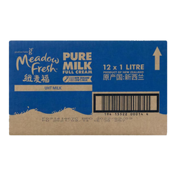 纽麦福全脂高钙纯牛奶1L*12盒新西兰进口【临期清仓】