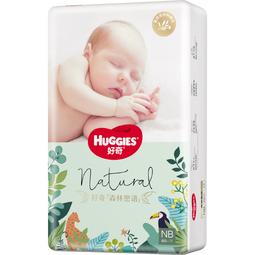 好奇（Huggies）森林密语纸尿裤NB60(5kg以下)尿不湿【茶树精华】