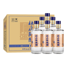 杜康老窖陈酿6白酒500ml*6瓶52度浓香型纯粮食酒送礼宴请 52度 500mL 6瓶 整箱装