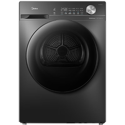 美的（Midea）热泵烘干机全自动10kg家用滚筒式干衣机变频回南天柔声静烘580mm大筒径低温柔烘以旧换新 MH100VH36T
