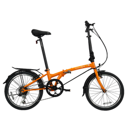 大行（DAHON）折叠自行车20英寸超轻6速通勤折叠单车HAT061 橙色