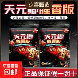 武汉天元邓刚天元鲫腥香版鲫鱼饵料秋冬季野钓专用垂钓钓鱼鱼饵 天元鲫【300g】 5包装