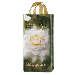 babycare金山茶花拉拉裤夜用花苞裤尿不湿超薄透气尿布夏日新老包装混发 拉拉裤【L】38片 适合9-14KG