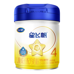 飞鹤星飞帆奶粉4段儿童成长奶粉四段3-6岁使用750g罐装 星飞帆4段750g*1罐 750g/罐