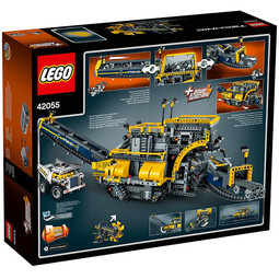 LEGO 科技机械组 仿真模型 高难度拼插积木 男孩女孩礼物 42055 斗轮式挖掘机