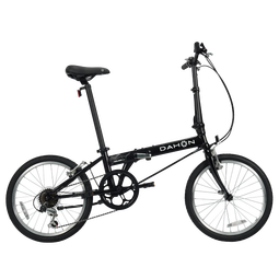 大行（DAHON）经典D6折叠自行车20英寸6速成人休闲单车 KBC061 消光黑