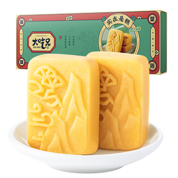 粮悦饼干糕点传统下午茶小吃出游零食 绿豆糕230g2盒