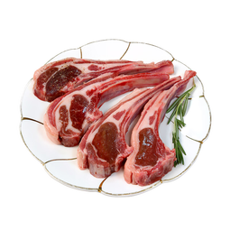 鲜京采 内蒙古羔羊原切法式羊排600g 烧烤食材 京东自有品牌