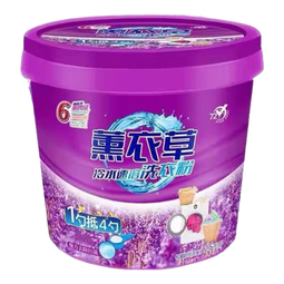 超值大桶薰衣草洗衣粉强力去污持久留香桶装家用装热销去污洗衣粉 5kg*1桶共10斤大桶装