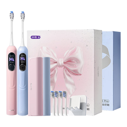 舒客+【AI智慧大屏】 G5Pro+电动牙刷 大屏刷扫振 软毛护龈 节日礼物 智慧大屏 G5Pro+冰雾粉1支